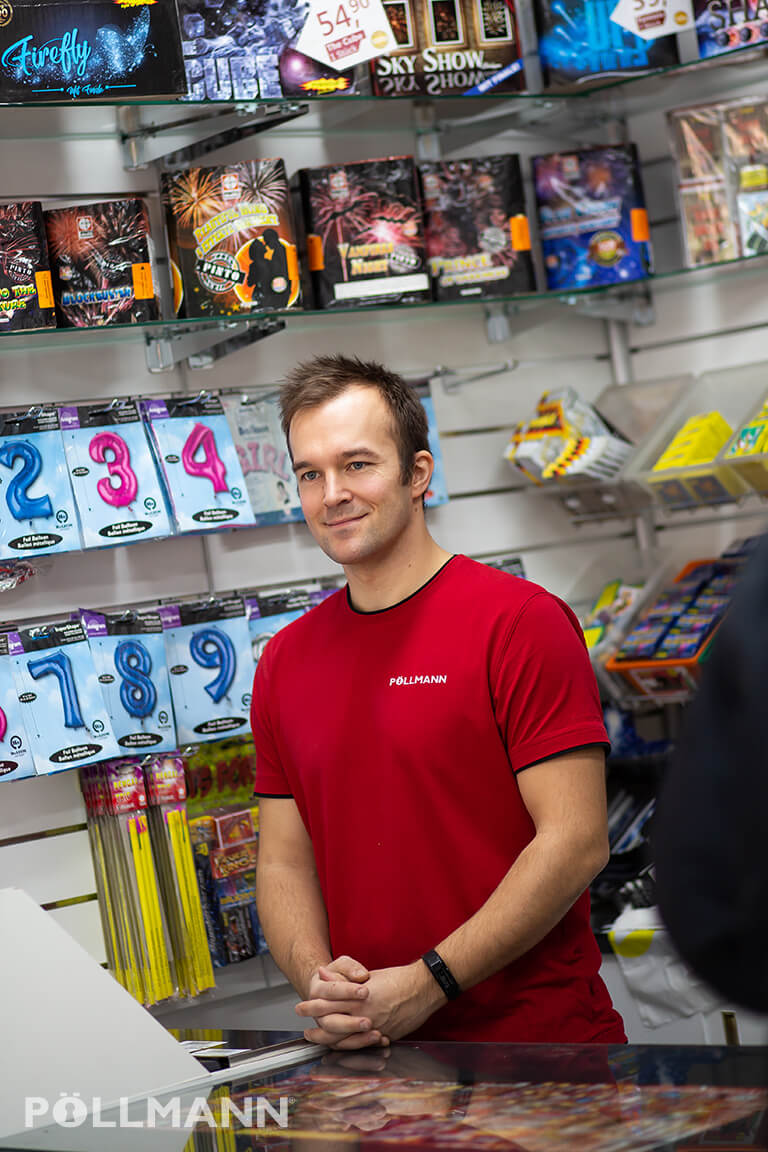 Christopher bei der Arbeit