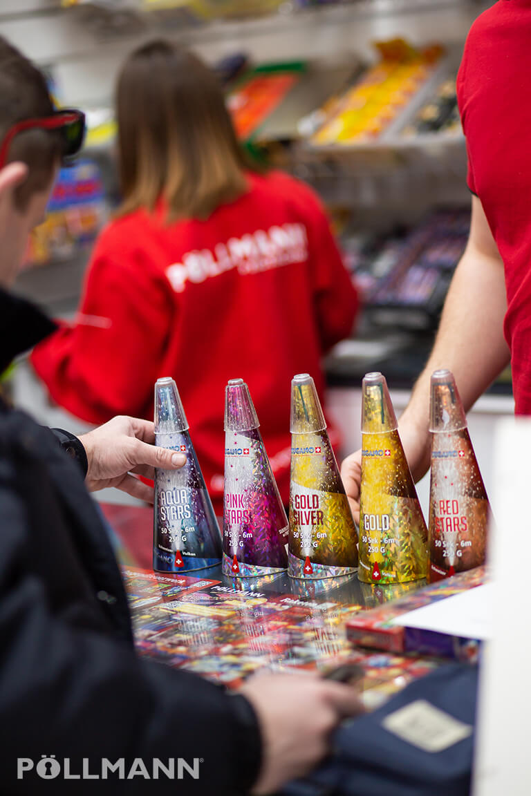 Original Schweizer Supervulkane in vielen verschiedenen Farben